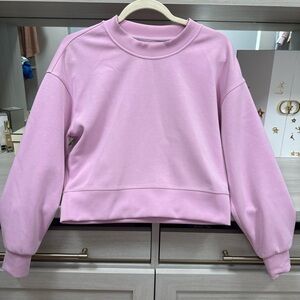 lululemon athletica Light Pink Crew Neck Sweater, extremely soft